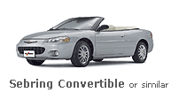 convertible rental cars