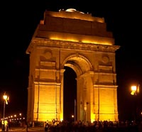 India Gate in New Delhi: Amar Jawan Jyoti