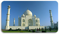 The Taj Mahal-The White Marble Mausoleum 